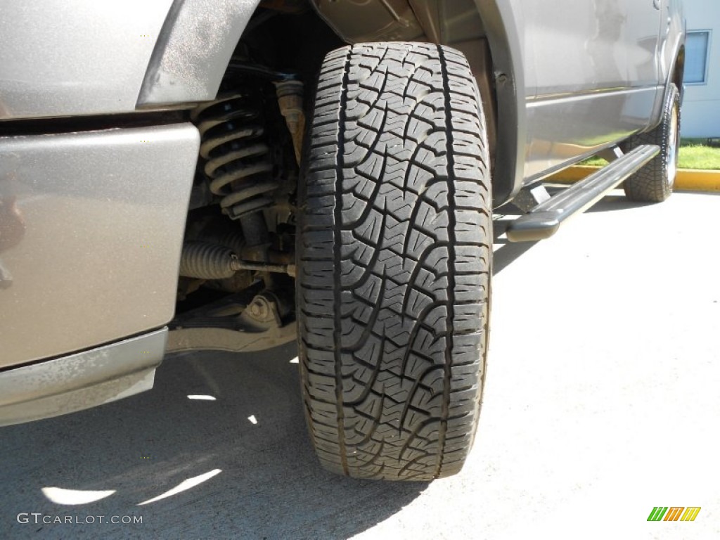 2004 F150 FX4 SuperCrew 4x4 - Dark Shadow Grey Metallic / Black/Medium Flint photo #11