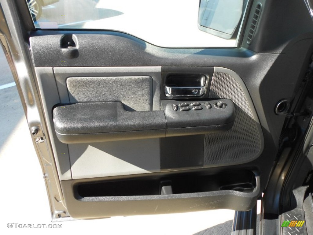 2004 F150 FX4 SuperCrew 4x4 - Dark Shadow Grey Metallic / Black/Medium Flint photo #12