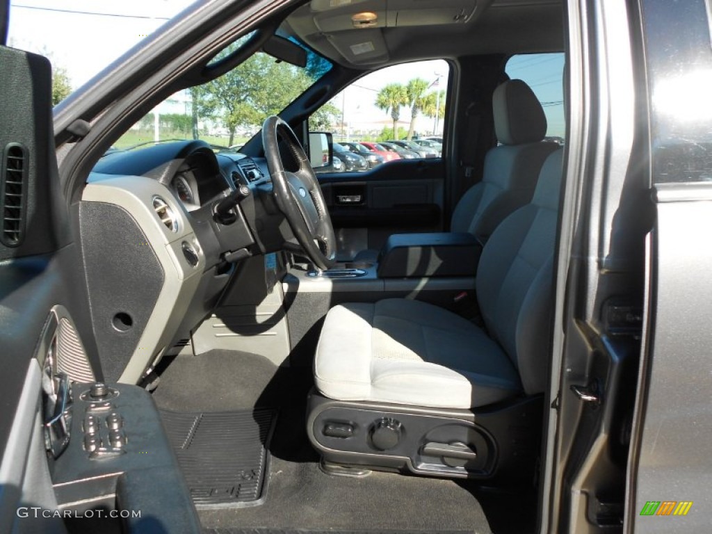 2004 F150 FX4 SuperCrew 4x4 - Dark Shadow Grey Metallic / Black/Medium Flint photo #13