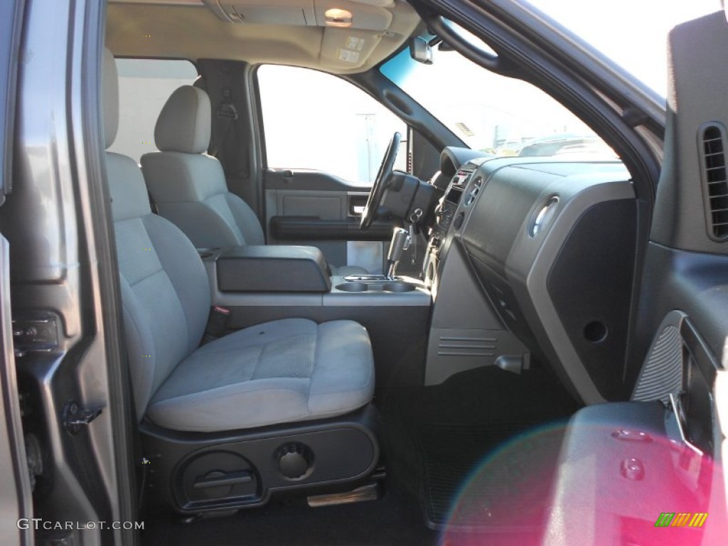 2004 F150 FX4 SuperCrew 4x4 - Dark Shadow Grey Metallic / Black/Medium Flint photo #16