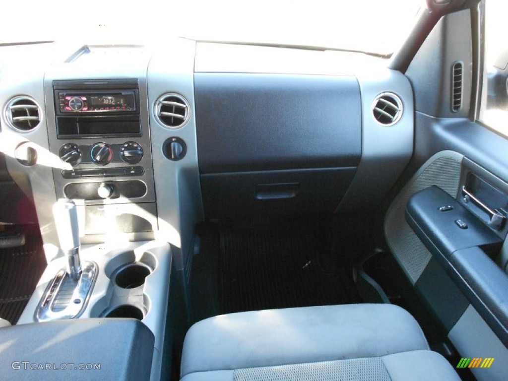 2004 F150 FX4 SuperCrew 4x4 - Dark Shadow Grey Metallic / Black/Medium Flint photo #19