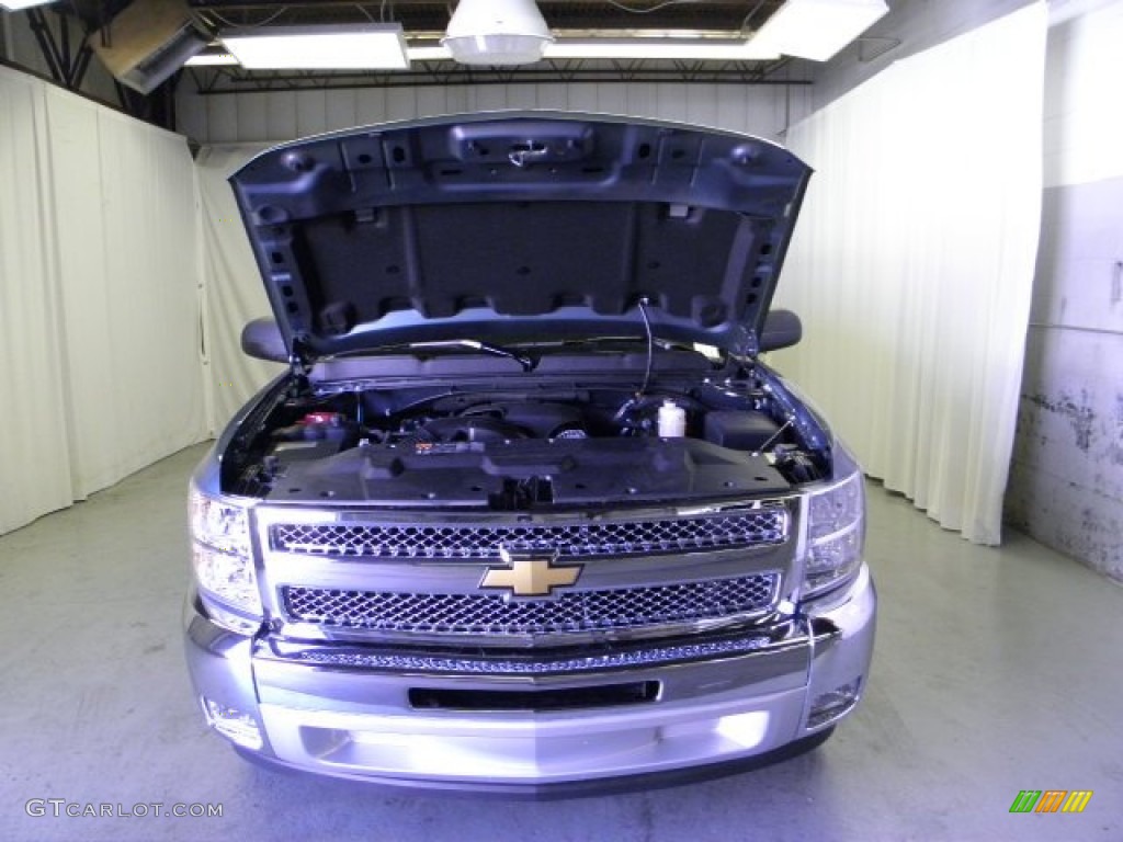 2012 Silverado 1500 LT Crew Cab - Blue Granite Metallic / Ebony photo #20