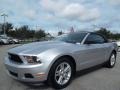 2011 Ingot Silver Metallic Ford Mustang V6 Convertible  photo #13