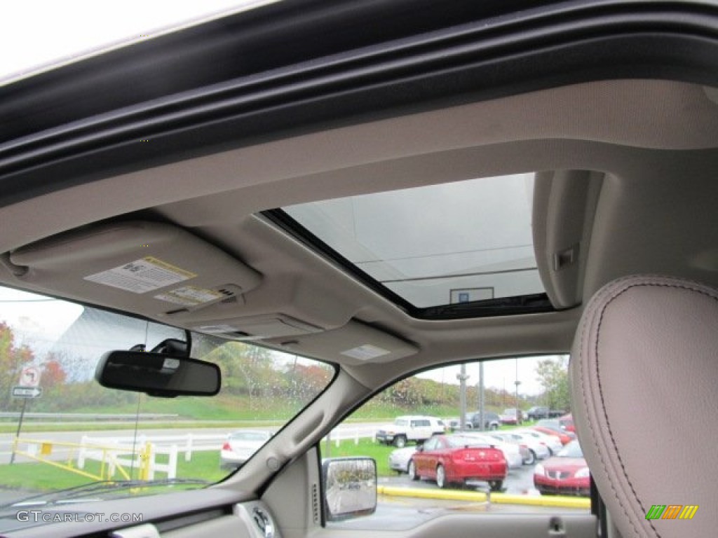 2010 F150 Platinum SuperCrew 4x4 - White Platinum Metallic Tri Coat / Medium Stone Leather/Sienna Brown photo #15