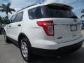 2011 White Suede Ford Explorer FWD  photo #9