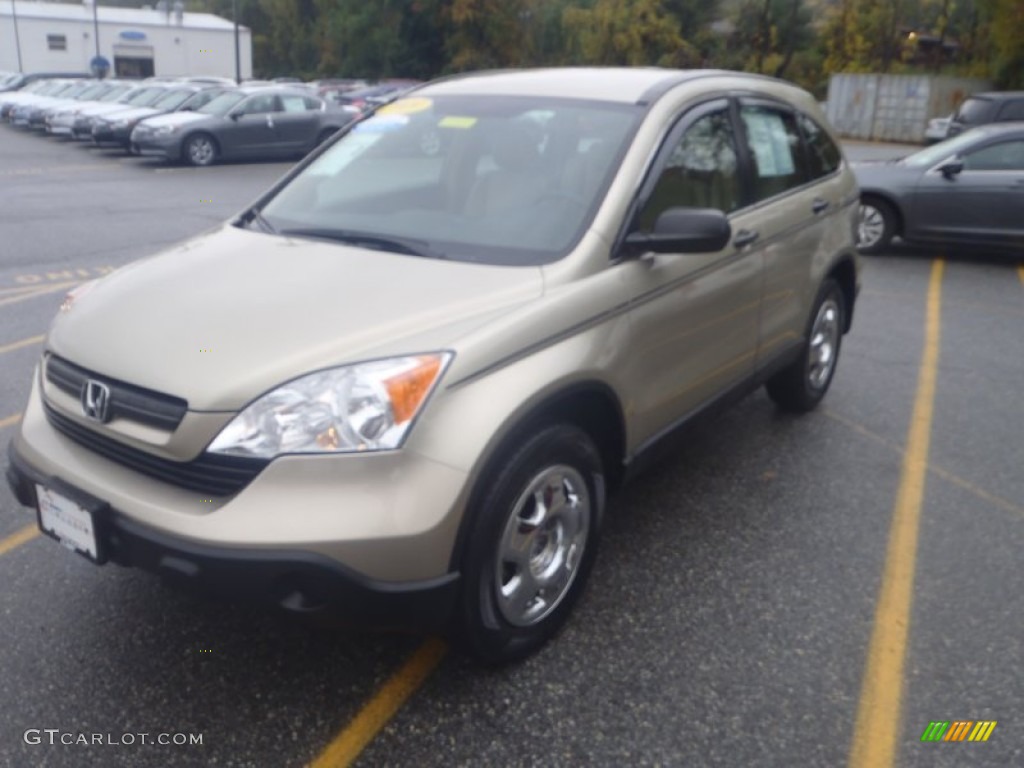 2009 CR-V LX - Borrego Beige Metallic / Ivory photo #21