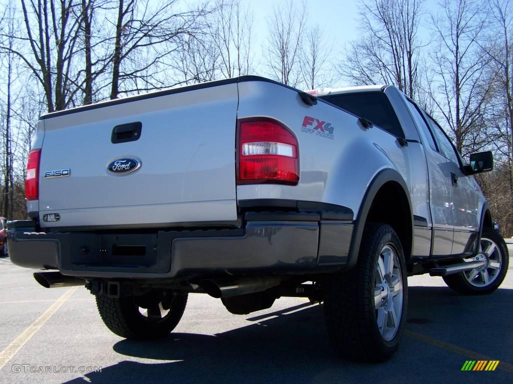 2004 F150 FX4 SuperCab 4x4 - Silver Metallic / Black/Medium Flint photo #5