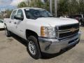 Summit White - Silverado 2500HD Work Truck Crew Cab 4x4 Photo No. 5