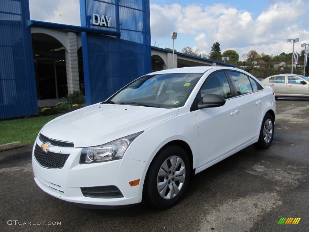 2012 Cruze LS - Summit White / Jet Black/Medium Titanium photo #1