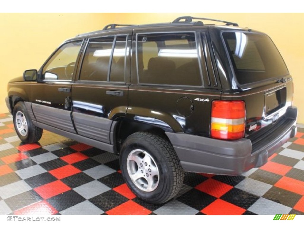 1996 Grand Cherokee Laredo 4x4 - Black / Agate photo #3