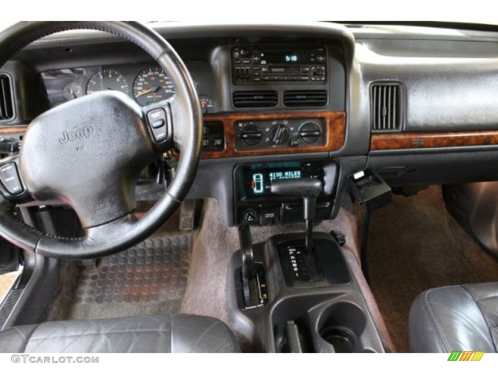 1996 Grand Cherokee Laredo 4x4 - Black / Agate photo #5