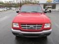 2001 Bright Red Ford Ranger XLT SuperCab  photo #5