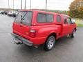 2001 Bright Red Ford Ranger XLT SuperCab  photo #10