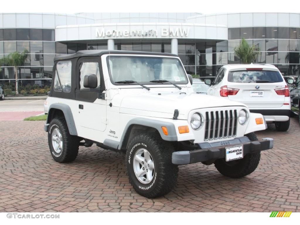 2004 Wrangler SE 4x4 - Stone White / Dark Slate Gray photo #1