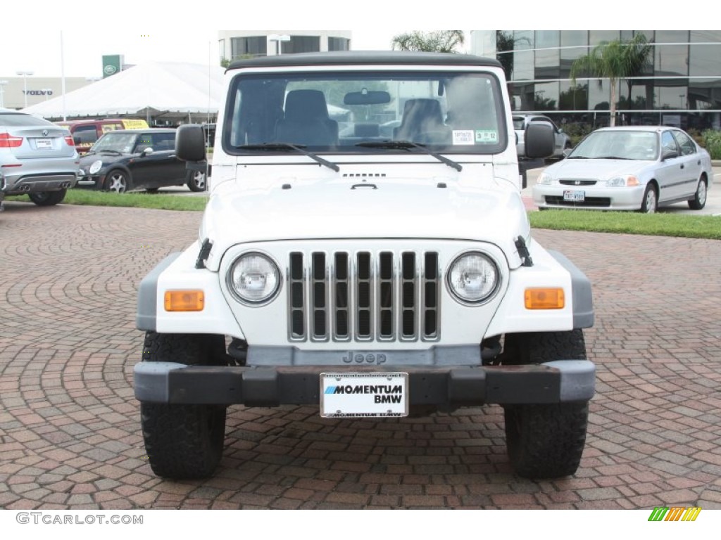 2004 Wrangler SE 4x4 - Stone White / Dark Slate Gray photo #2