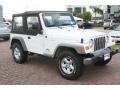 2004 Stone White Jeep Wrangler SE 4x4  photo #4
