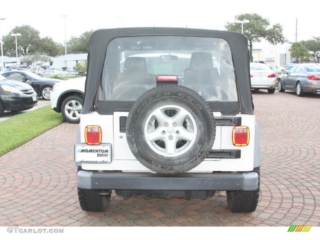 2004 Wrangler SE 4x4 - Stone White / Dark Slate Gray photo #10
