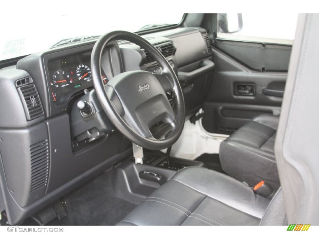 2004 Wrangler SE 4x4 - Stone White / Dark Slate Gray photo #12