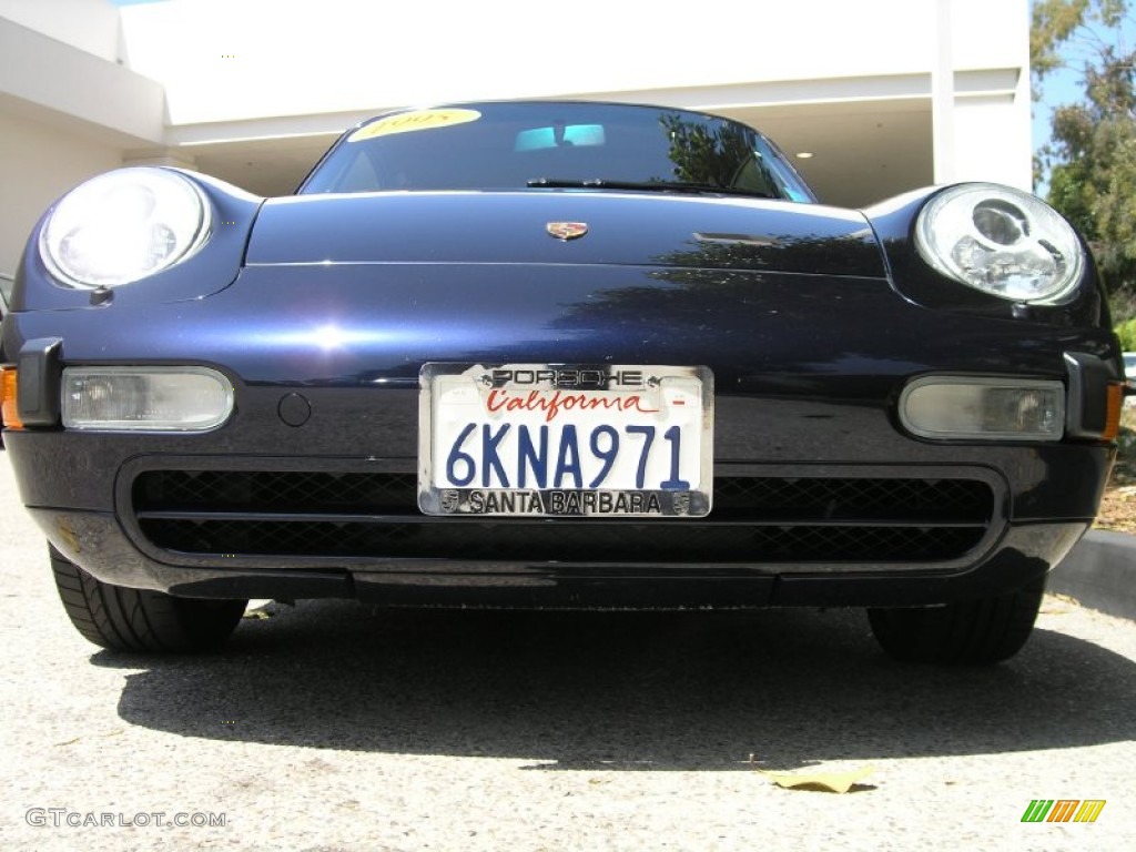 1995 911 Carrera Coupe - Midnight Blue Metallic / Cashmere Beige photo #5