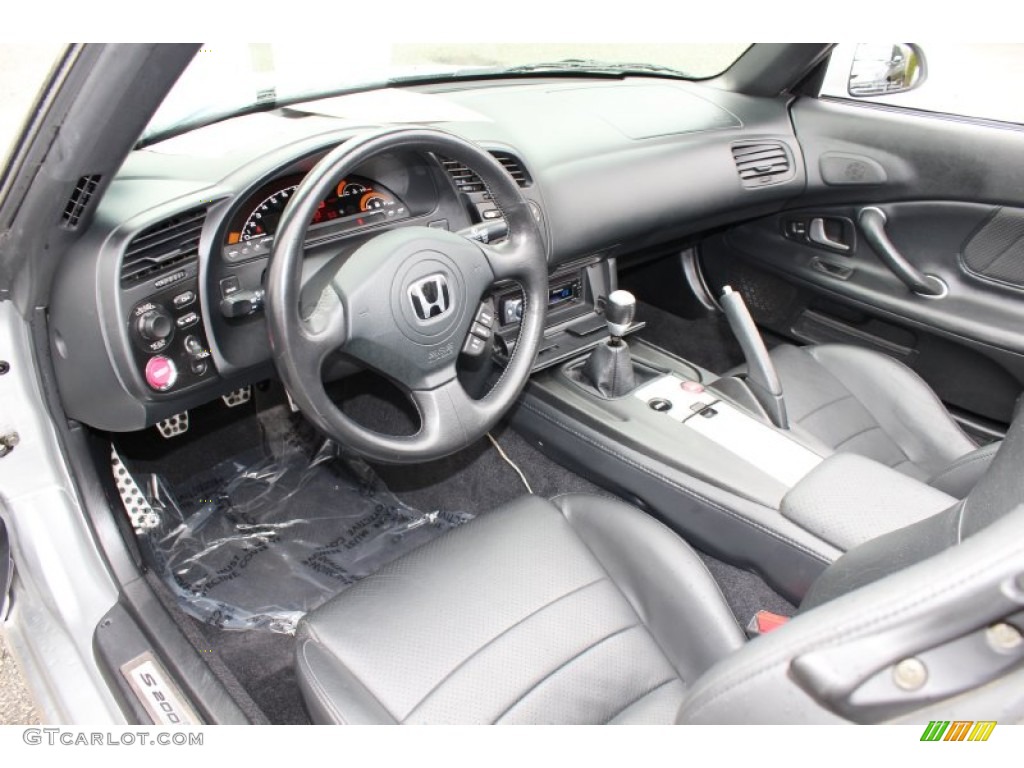 Black Interior 2004 Honda S2000 Roadster Photo #55303132
