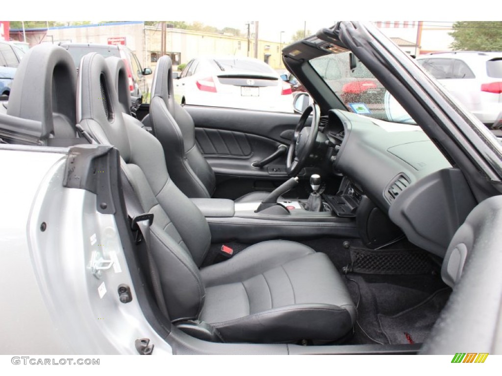 Black Interior 2004 Honda S2000 Roadster Photo #55303267
