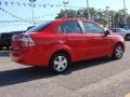 2007 Victory Red Chevrolet Aveo LS Sedan  photo #5