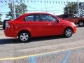 2007 Victory Red Chevrolet Aveo LS Sedan  photo #6