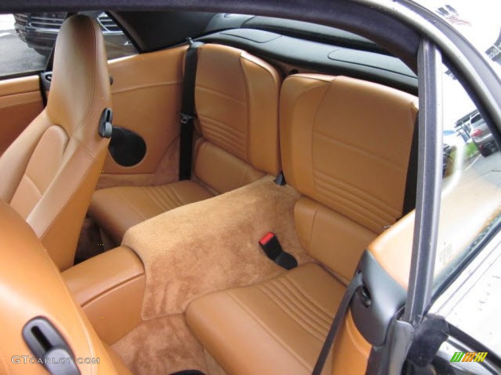 Natural Brown Interior 2005 Porsche 911 Turbo S Cabriolet Photo #55303759