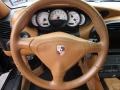 2005 Porsche 911 Natural Brown Interior Steering Wheel Photo
