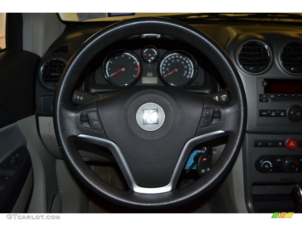 2008 Saturn VUE XE Gray Steering Wheel Photo #55304059