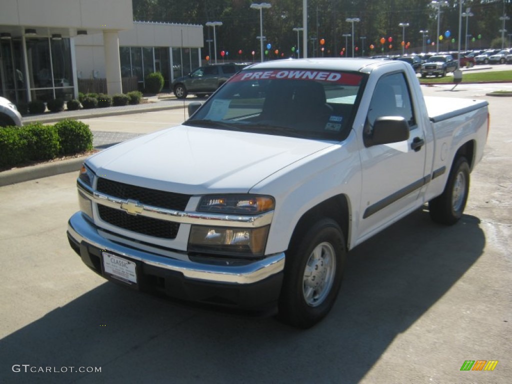 2006 Summit White Chevrolet Colorado LS Regular Cab 55283522 Photo 7