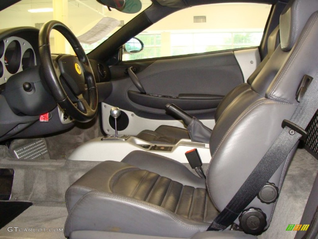Charcoal Interior 2000 Ferrari 360 Modena Photo #55304464