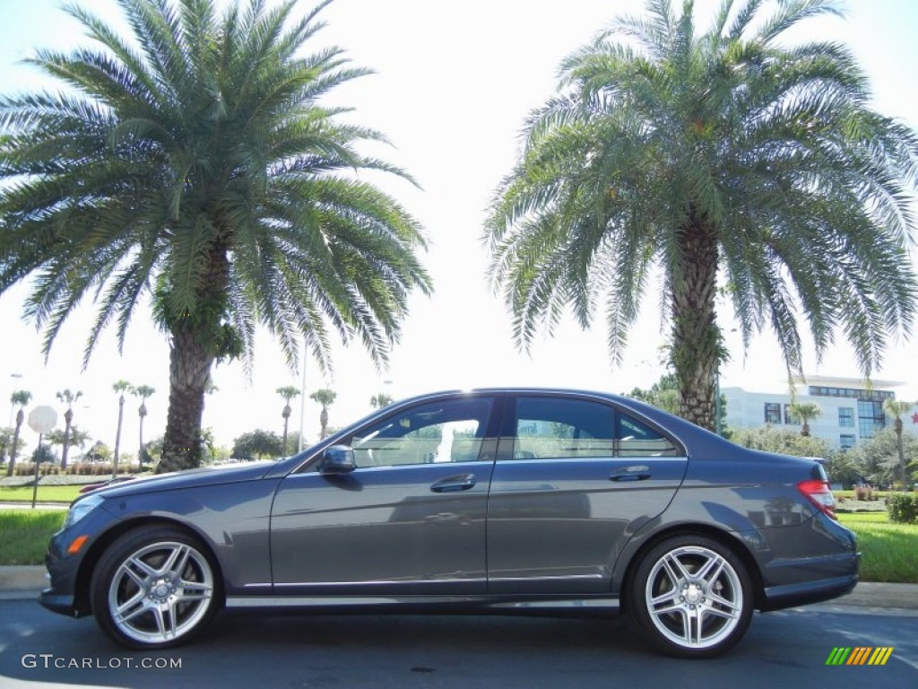 2011 C 350 Sport - Steel Grey Metallic / Black photo #1