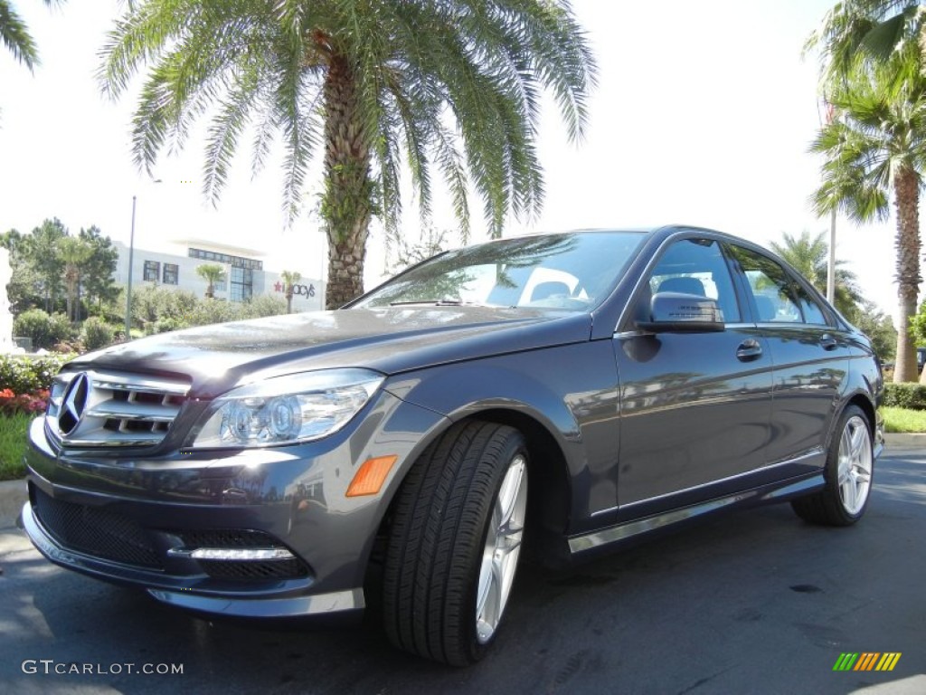 Steel Grey Metallic 2011 Mercedes-Benz C 350 Sport Exterior Photo #55304812