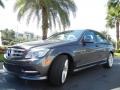 2011 Steel Grey Metallic Mercedes-Benz C 350 Sport  photo #2