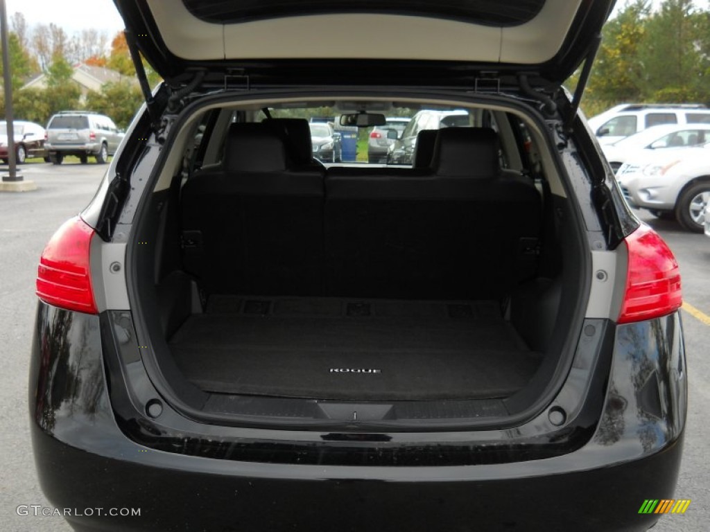 2011 Rogue SL AWD - Wicked Black / Black photo #6