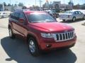 2011 Inferno Red Crystal Pearl Jeep Grand Cherokee Laredo  photo #7