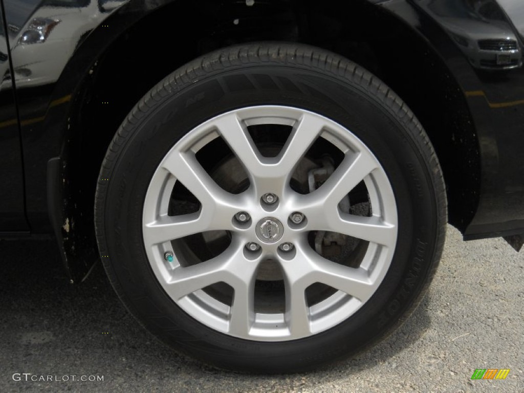 2011 Rogue SL AWD - Wicked Black / Black photo #18