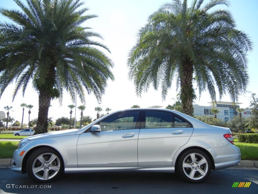 2010 C 300 Sport - Iridium Silver Metallic / Black photo #1