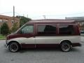 2000 Dark Carmine Red Metallic Chevrolet Express G1500 Passenger Conversion Van  photo #11