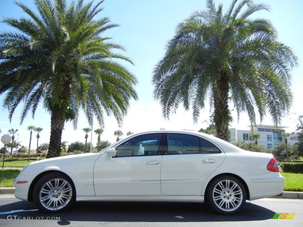 Arctic White 2008 Mercedes-Benz E 350 Sedan Exterior Photo #55306006
