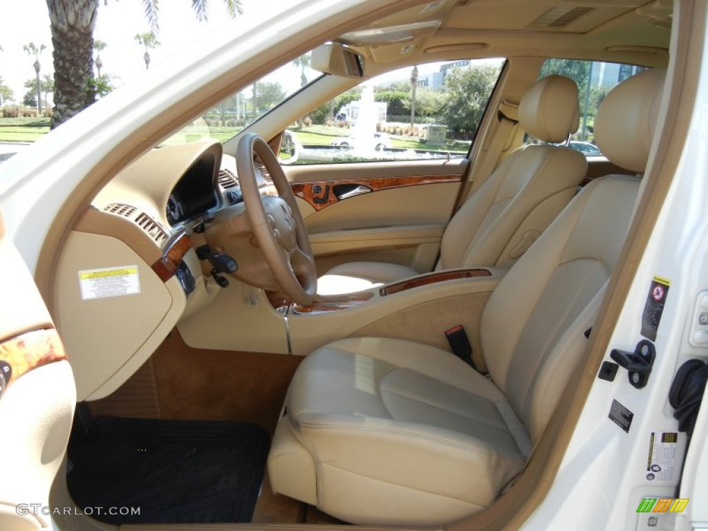 Cashmere Interior 2008 Mercedes-Benz E 350 Sedan Photo #55306087