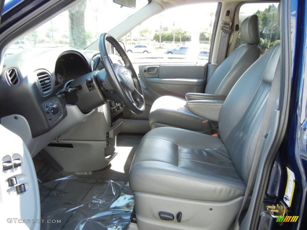 Medium Slate Gray Interior 2005 Chrysler Town & Country Touring Photo #55306693