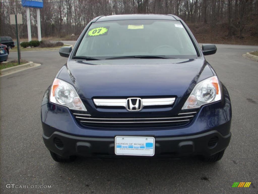 2007 CR-V EX 4WD - Royal Blue Pearl / Black photo #8