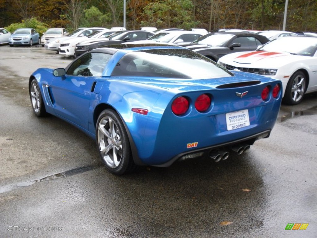 2011 Corvette Grand Sport Coupe - Jetstream Blue Tintcoat Metallic / Ebony Black photo #4