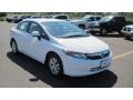 Taffeta White - Civic LX Sedan Photo No. 7
