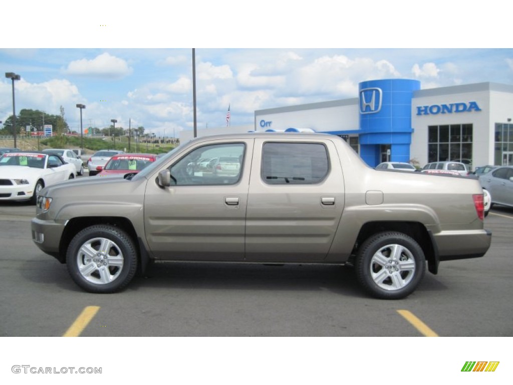 Mocha Metallic 2011 Honda Ridgeline RTL Exterior Photo #55310677