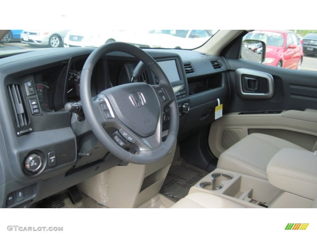 Beige Interior 2011 Honda Ridgeline RTL Photo #55310764