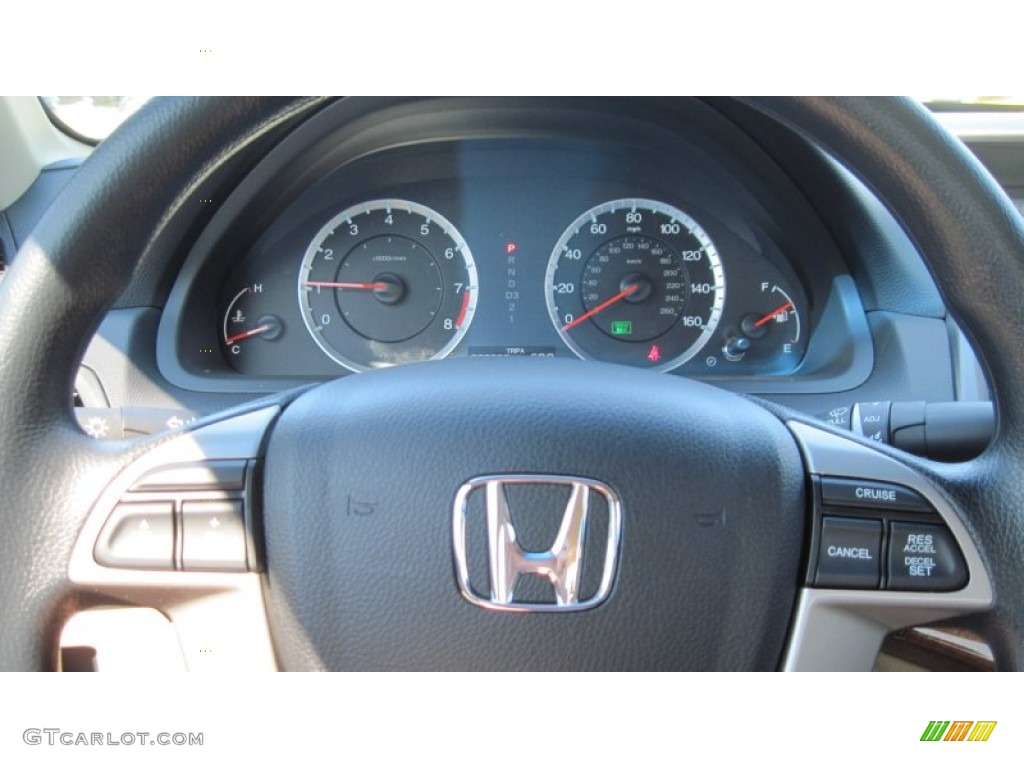 2012 Honda Accord EX Sedan Ivory Steering Wheel Photo #55311097