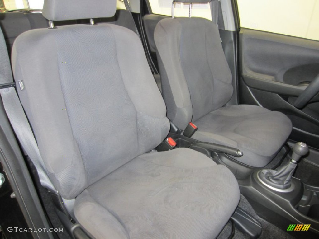 Gray Interior 2009 Honda Fit Standard Fit Model Photo #55311529